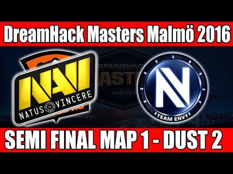 Natus Vincere vs EnVyUs | Semi Finals Map 1 (Dust 2) DreamHack Masters Malmö 2016 | Na'Vi vs EnVy
