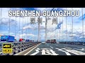 Driving in China, the most complete expressway system in the world, from Shenzhen to Guangzhou｜4KHDR