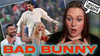 FIRST TIME Listen to Bad Bunny - Super Bowl Halftime Show REACTION