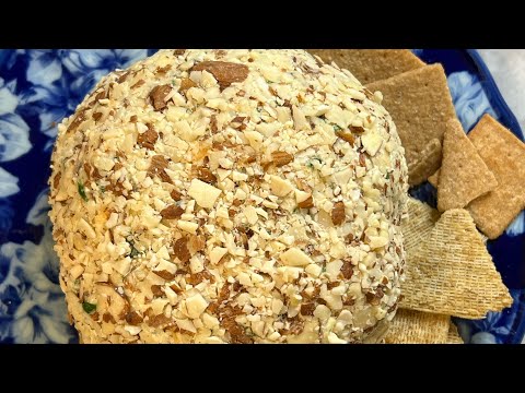 Bacon Chive Cheddar Ranch Cheeseball (recipe video)