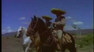 Antonio Aguilar cantando a caballo con Pepe y Antonio hijo
