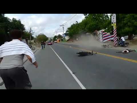 Fatal accidente en el cruce de ocoa probando un CG 200