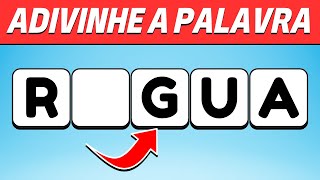 Adivinhe a PALAVRA Com POUCAS LETRAS | DICA: Tem na Escola