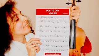 🎻Ode To Joy for Violin | Tutorial for Beginners 🎻