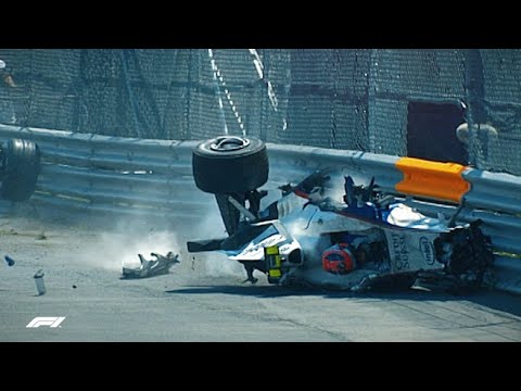 Biggest Crash from each F1 season (2007-2024)