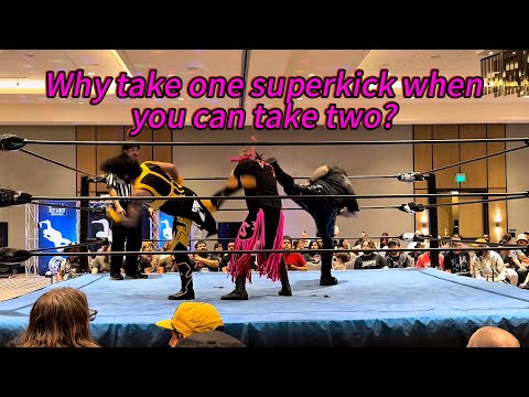 Morfosis vs Chosen Juan vs Rico Askar at Rampage #wrestling Ballroom Blitz 2025 #triplethreat