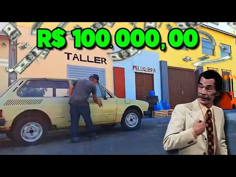 Ele gastou mais de 100 MIL REAIS para fazer a sua PRÓPRIA VILA DO CHAVES!