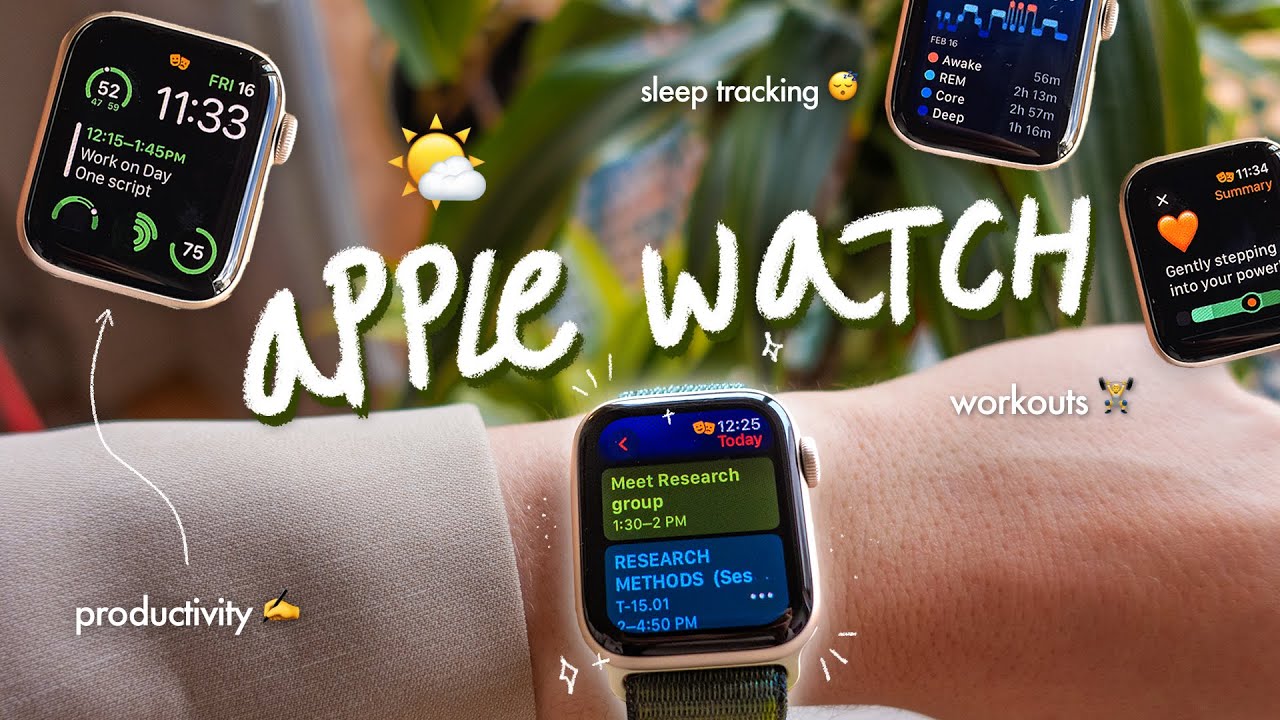what's on my Apple Glimpse 🌷 | fav apps for productiveness, health, level of curiosity thumbnail