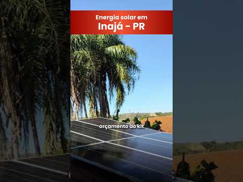 Energia solar em Inajá - PR
