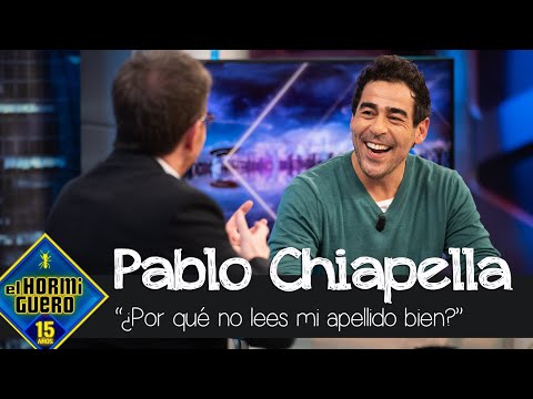 Pablo Chiapella llama la atención a Pablo Motos: ¿Por qué no lees mi apellido bien? - El Hormiguero