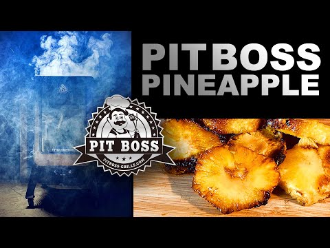 SIMPLE Smoked Pineapple, Bourbon and Brown Sugar Injected on the Pit Boss Vertical Smoker! #pitboss