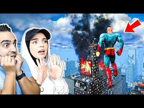 WE BECAME SUPERHEROES AND SAVED THE BURNING CITY!😱🔥