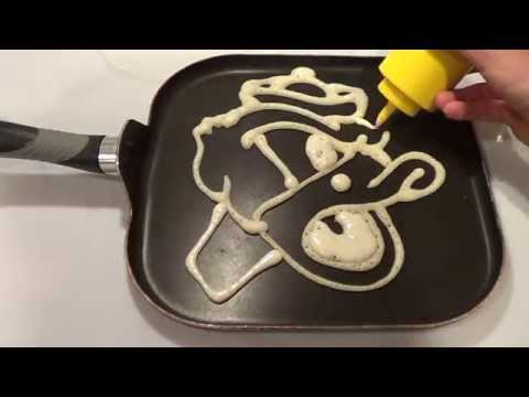 Pancake Art - How to Make Oregon Ducks Pancakes