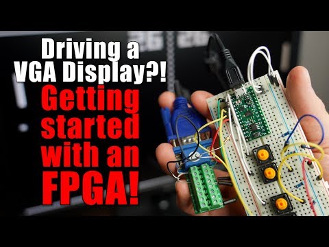 Driving a VGA Display?! Getting started with an FPGA! (TinyFPGA)