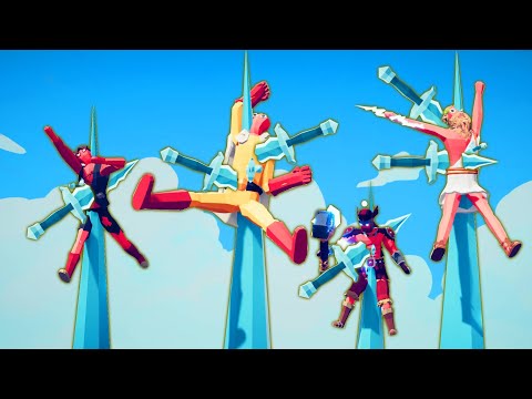 HANG UNITS on ICE and FASTEST STAB SWORD - DREAD KING | TABS - Totally Accurate Battle Simulator