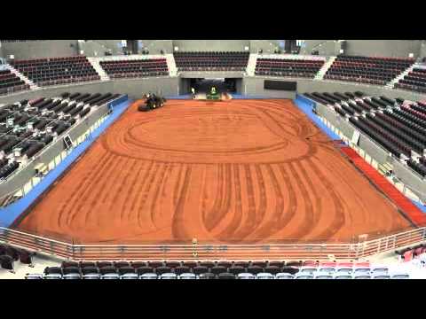 RAW Courts clay court time lapse