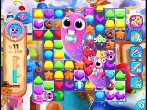 Cookie Jam Blast Level 708 - NO BOOSTERS 🍪 | SKILLGAMING ✔️