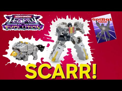 Transformers Legacy Evolution Scarr (Skar) - GotBot True Review NUMBER 1250