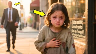 PEQUEÑA MENDIGA LLORA DE HAMBRE    LO QUE HACE MILLIONAIRE SORPRENDE A TODOS