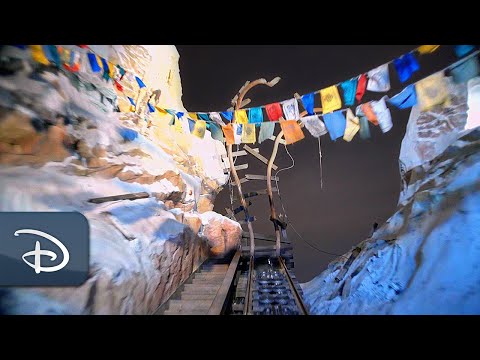 The mountain looms...embark on an adventure at Expedition Everest!