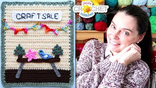 "Craft Sale" Table & Mini Bunting Applique Tutorials - 2025 Calendar Un-Blanket Project - November