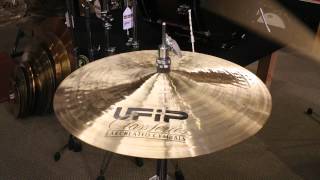 Video thumbnail for *SOLD* - UFIP Class Series Medium Hi Hat Cymbals 14" - 1140t, 1320b grams by Drum Center of Portsmouth