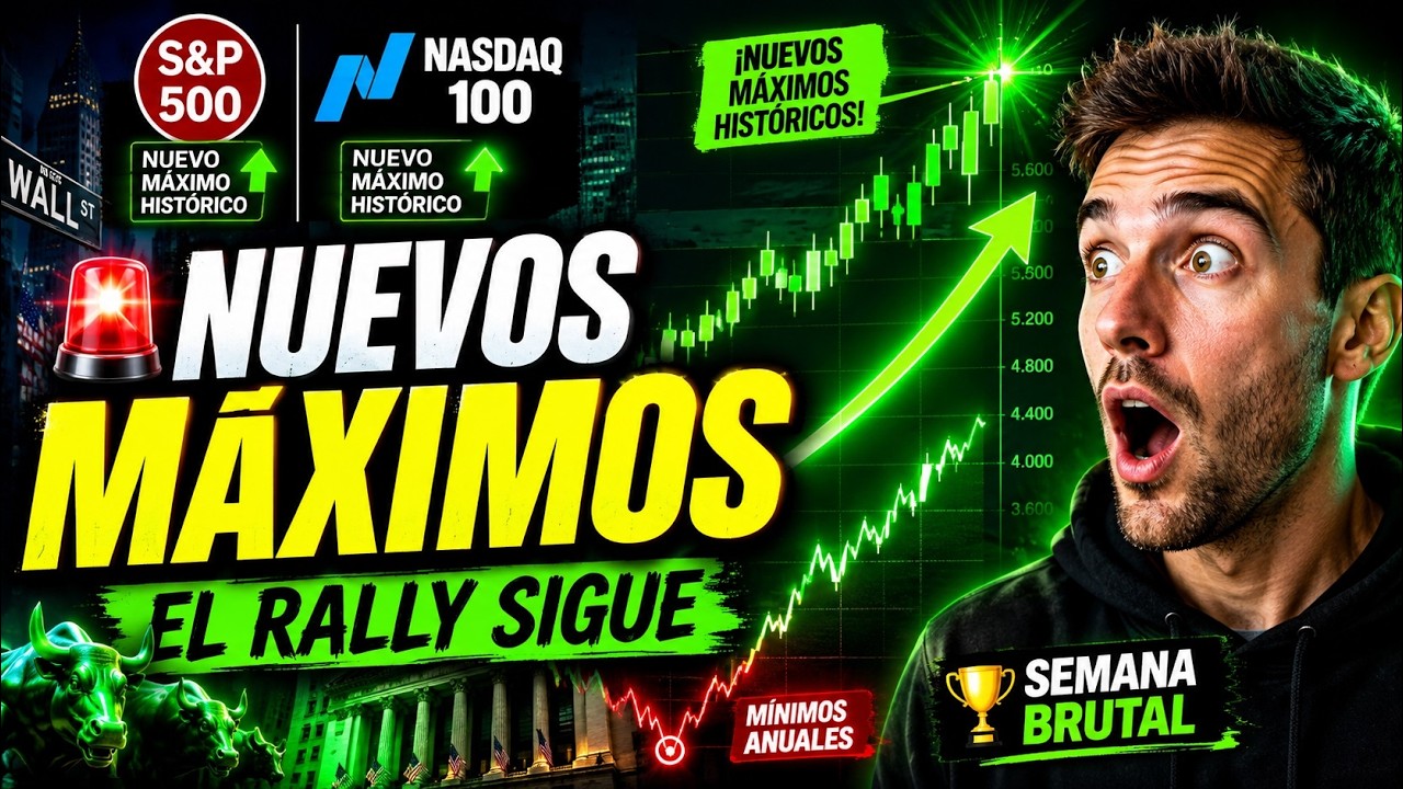 🔥 S&P500 y Nasdaq en MÁXIMOS: 26 SESIONES de RALLY IMPARABLE 🚀