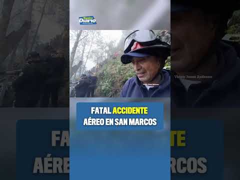 ⚠️🛩️ FATAL ACCIDENTE AÉREO EN SAN MARCOS 🛩️⚠️