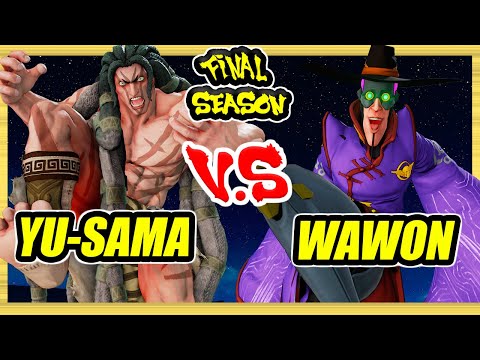 SFV CE 🔥 Yu-sama (Necalli) vs Wawon (F.A.N.G) 🔥 Ranked Set 🔥 Street Fighter 5