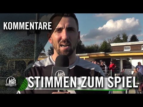 M. Schmidt (VfL Rheingold Poll), H. Ramadani und S. Selmani (beide SV Rot-Schwarz Neubrück)