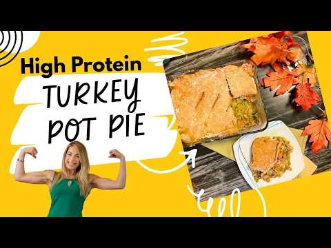 Simple and Healthy Turkey (Or Chicken) Pot Pie Recipe! High in Protein and Delicious!