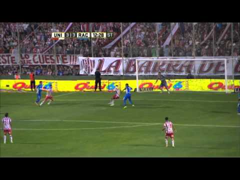 Gol de Villar. Unión 3 - Racing 3. Fecha 6. Primera División 2016.