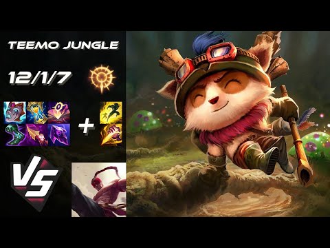 JUNGLE Teemo vs Lee Sin - EU Grandmaster Patch 14.24