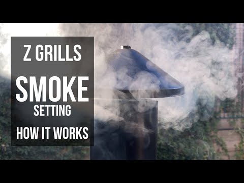 Understand the SMOKE setting on Z Grills wood pellet smoker grills