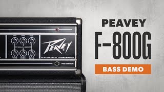 Video thumbnail for 1970s Peavey F-800G Super Festival Series 800 Amp Bass Sound Demo by Caleb Andresen