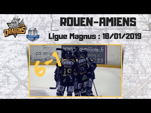 Hockey : Rouen - Amiens Ligue Magnus 2018/2019 J39