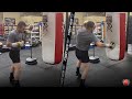 WATCH CANELO THROW BOMBS ON THE HEAVY BAG! MONSTER LEFT HOOKS - CONCUSSIVE FORCE!