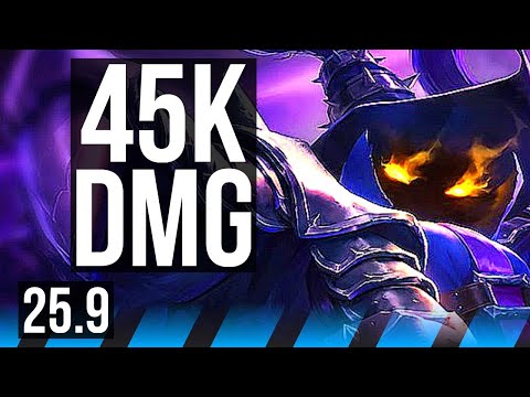 VEIGAR vs AZIR (MID) | 14/3/10, Legendary, 45k DMG | NA Master | 25.9