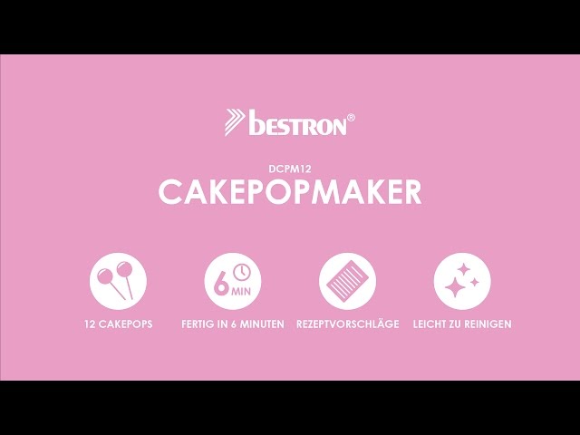 Video Teaser für Bestron DCPM12 Cakepopmaker | DE