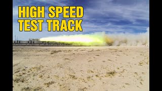 High-Speed Test Track - Holloman AFB, new Mexico - Rocket Sled
