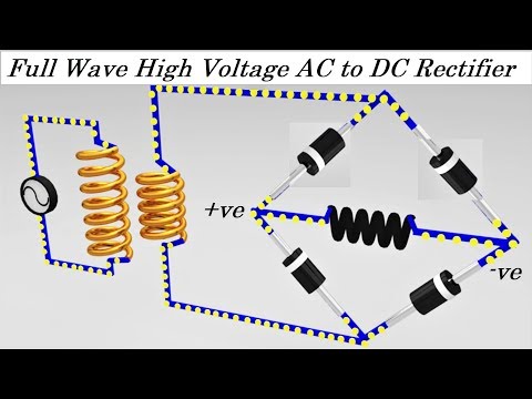 20kV High Voltage AC to DC Converter Rectifier Project DIY