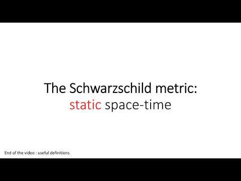 The Schwarzschild metric, static space-time [1]