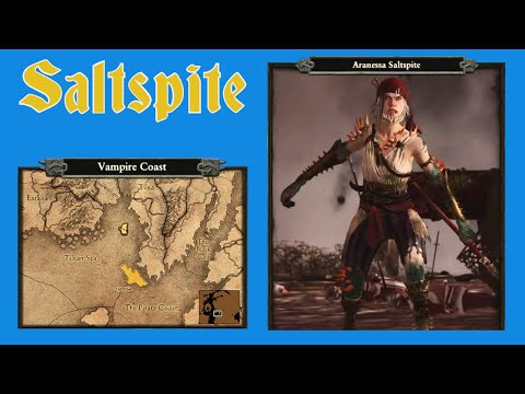 Aranessa Saltspite -  Vampire Coast Legendary Total War : Warhammer 2