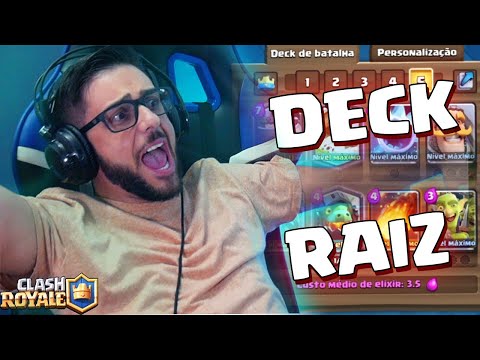 DECK DO NICK RAIZ COM DG INFERNAL E CORREDOR NO CLASH ROYALE