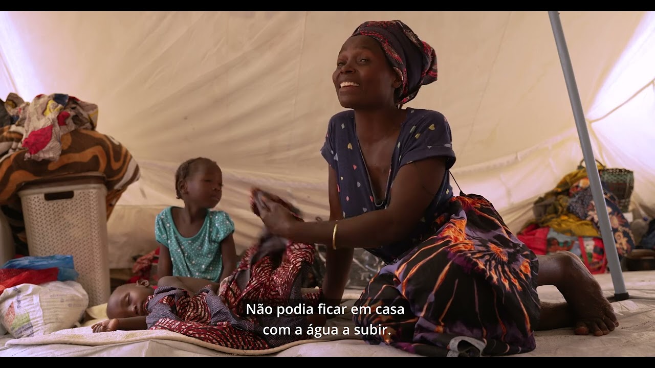 Ajude as crianças e famílias deslocadas pelas cheias em #Moçambique: Testemunho da Célia Fernandes