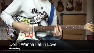 Don&#39;t Wanna Fall in Love - Green Day (Guitar Cover)
