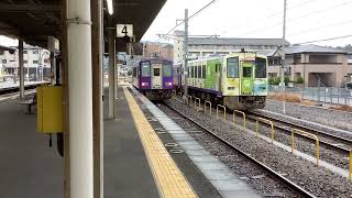 関西本線キハ１２０系　普通　加茂駅発車