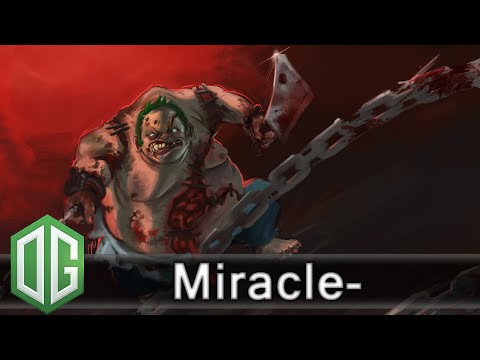OG. Miracle- Pudge Gameplay - Ranked Match - OG Dota 2