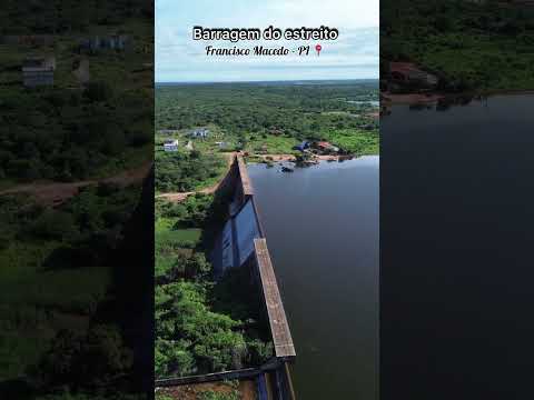 Barragem do Estreito em Francisco MACEDO-PI transborda 09/04/2026.