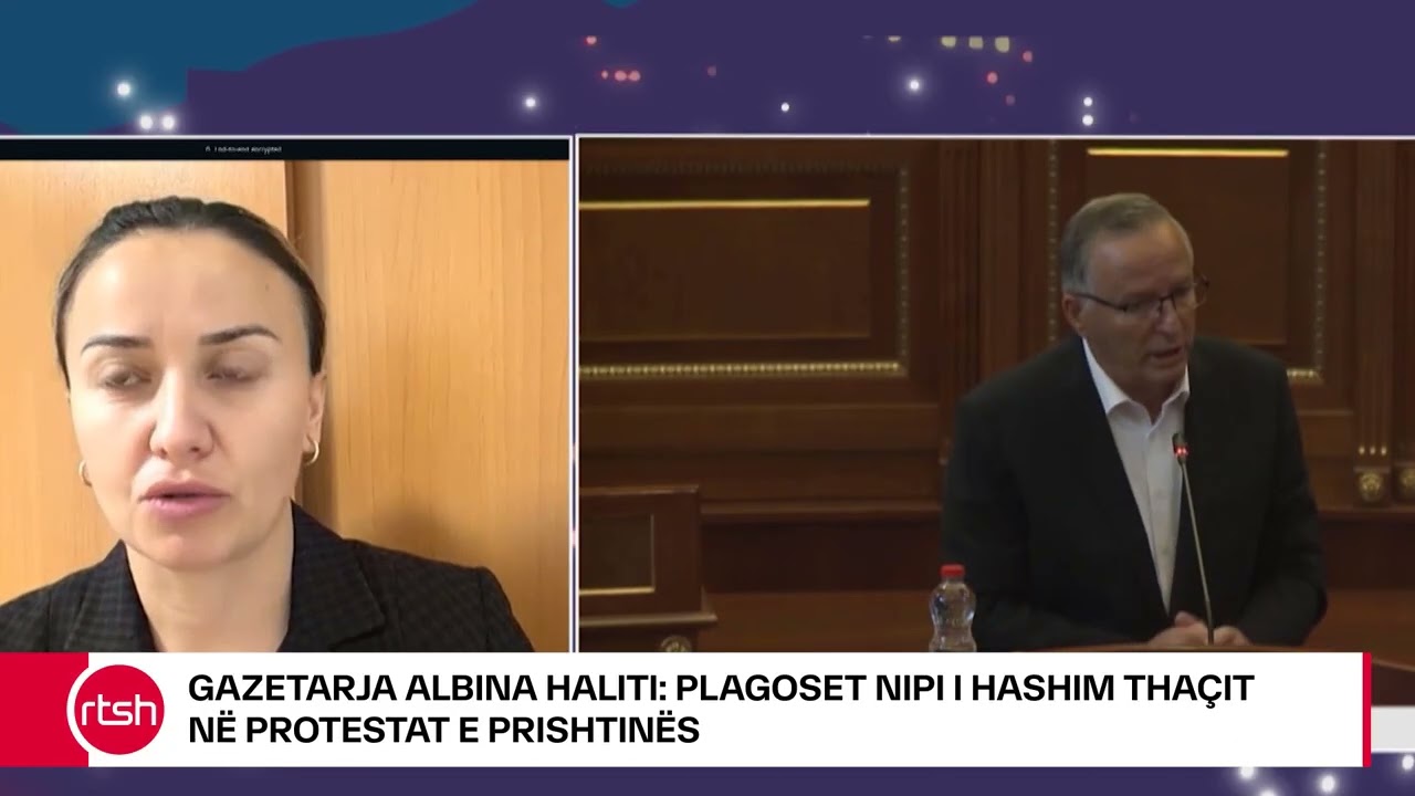 Përplasje gjatë protestës në Prishtinë, 12 të lënduar, mes tyre 6 efektivë dhe nipi i Hashim Thaçit. Shoqërohen 3 protestues